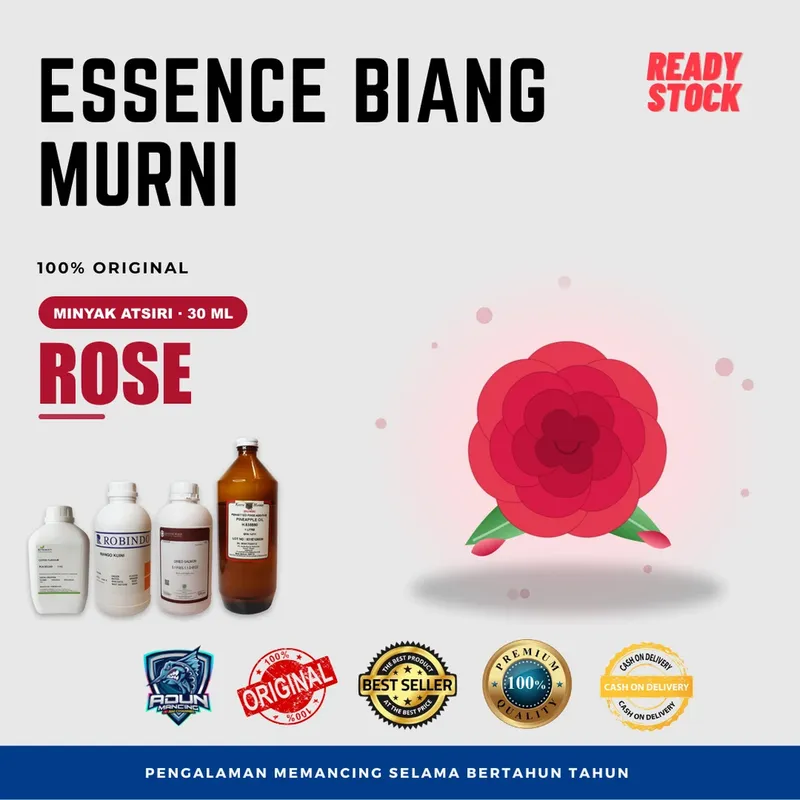 Essen Biang Murni Atsiri 30 ml · Rose