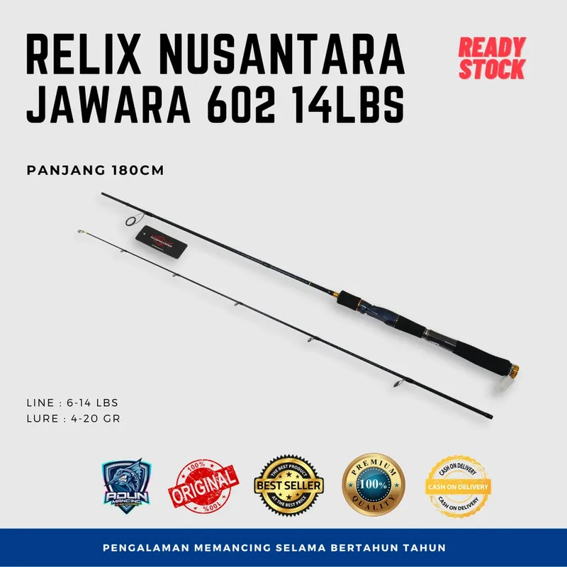 Joran Relix Nusantara Jawara 602 · 14 lb