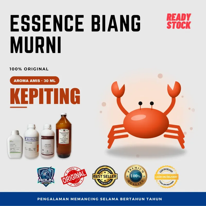 Essen Biang Murni Amis 30 ml · Kepiting