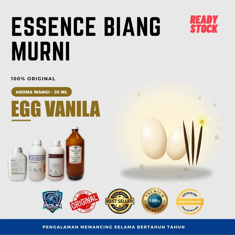Essen Biang Murni Aroma Wangi 30 ml · Egg Vanila