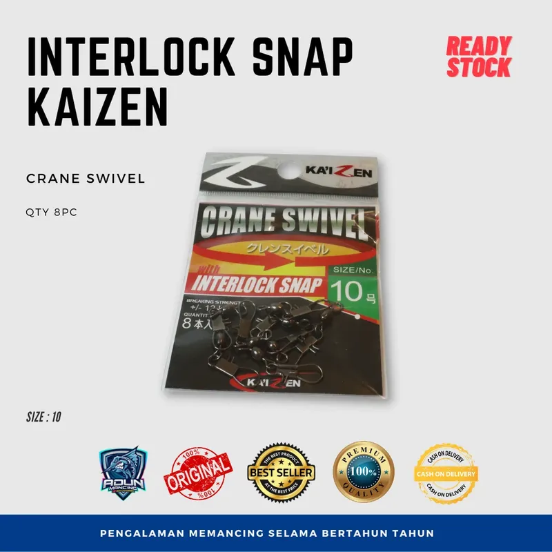 Kili Kili Kaizen Interlock Snap · No. 10