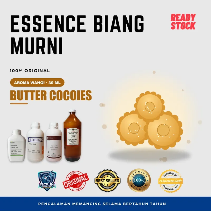 Essen Biang Murni Aroma Wangi 30 ml · Butter Cocoies