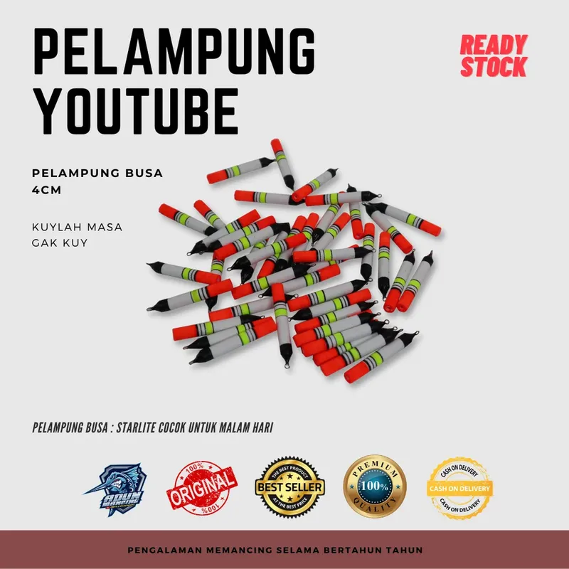 Pelampung Busa · 4 cm