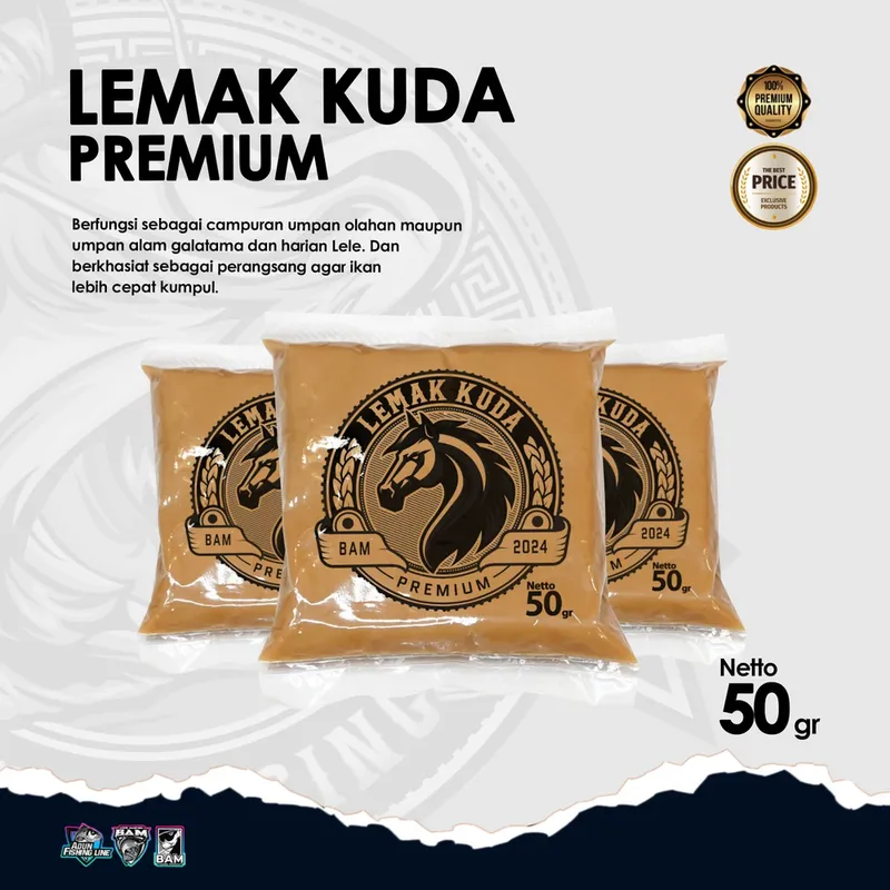 Lemak Kuda Premium Adun Mancing · 50 gr