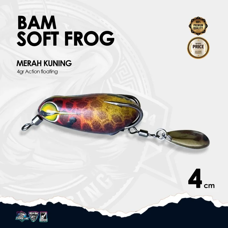 BAM Soft Frog Killer · Merah Kuning