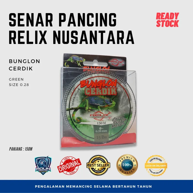 Senar Relix Nusantara Cerdik 150m · 0,28 mm