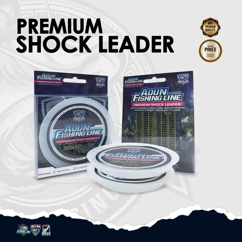 Adun Fishing Line Premium Shock Leader · 0,18 mm / 6 lbs · 20 Meter