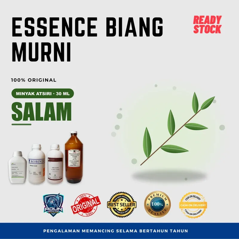 Essen Biang Murni Atsiri 30 ml · Salam