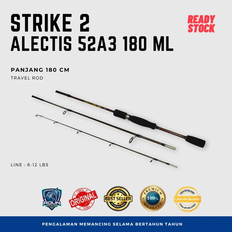 Joran Strike 2 Alectis Sambung 3 · 165 cm