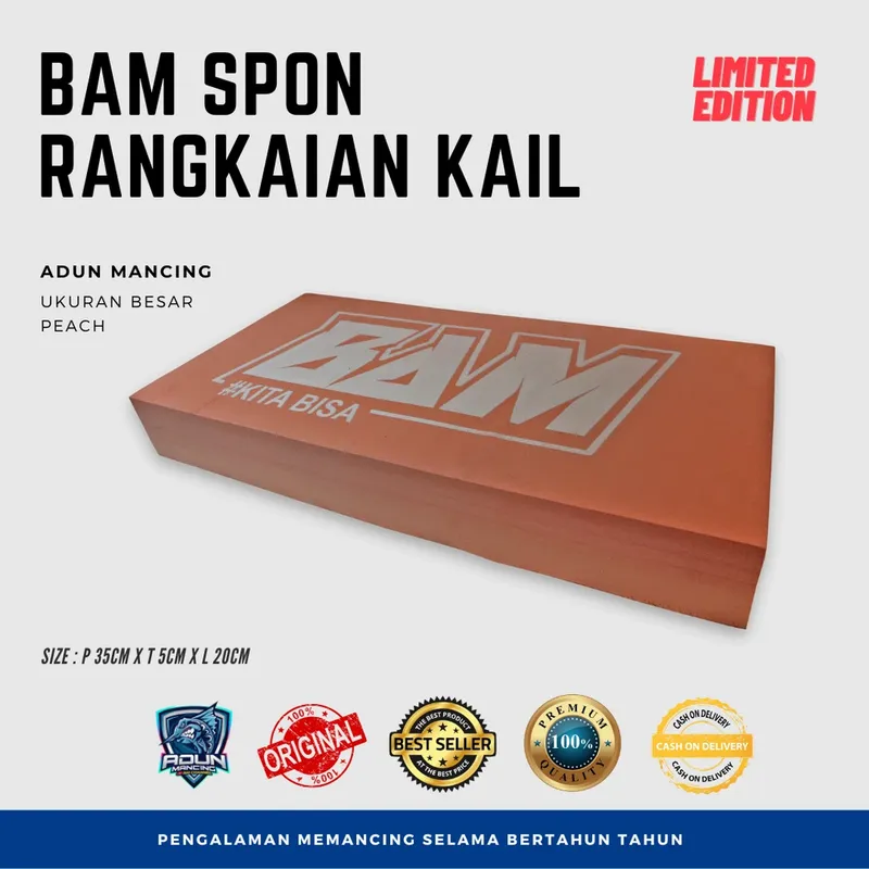 BAM Spon Mata Kail Eksklusif (Besar) · Peach