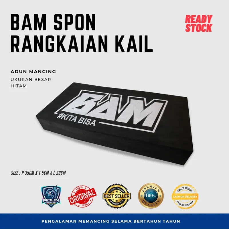 BAM Spon Mata Kail Eksklusif (Besar) · Hitam