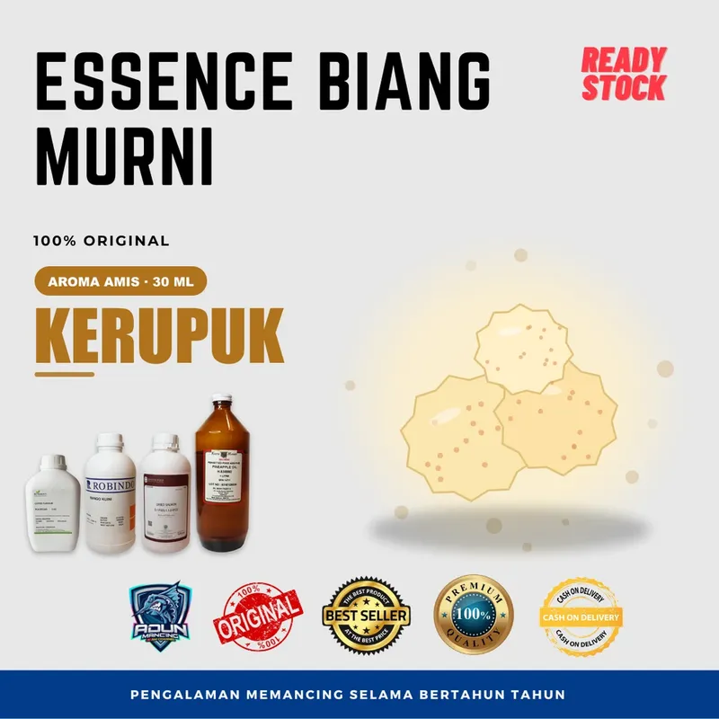 Essen Biang Murni Amis 30 ml · Kerupuk