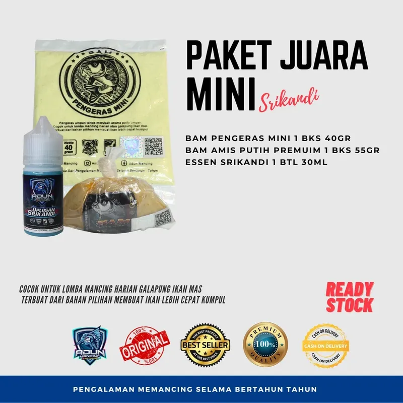 Paket Juara Mini Srikandi + BAM Amis Putih Premium