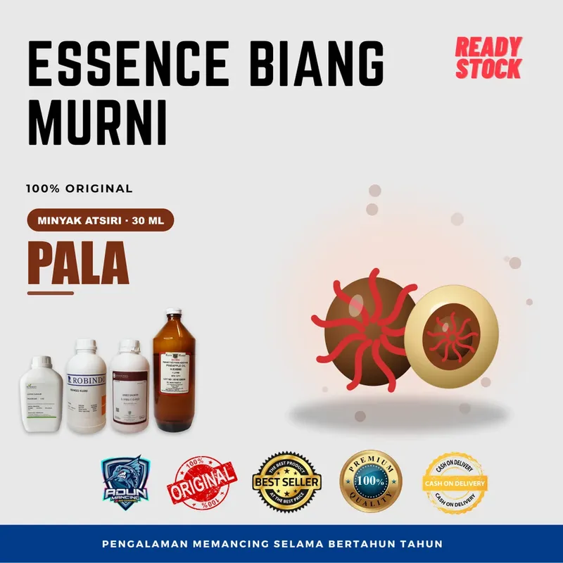 Essen Biang Murni Atsiri 30 ml · Pala