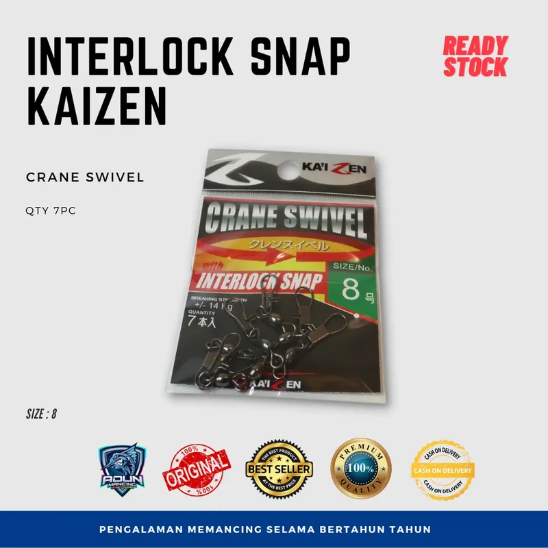 Kili Kili Kaizen Interlock Snap · No. 8