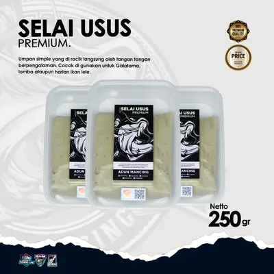 Umpan Lele Selai Usus Premium 250 gr